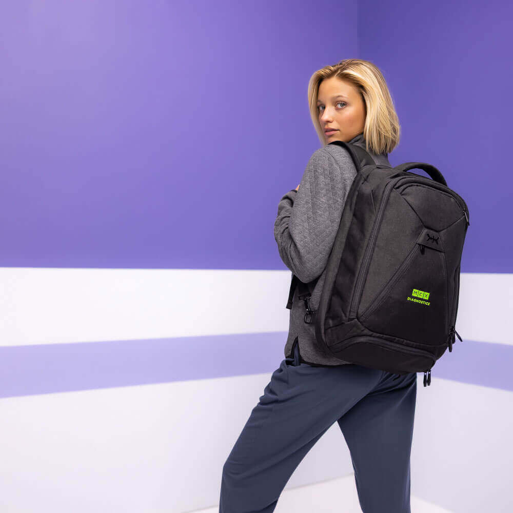 Provide great care with custom backpacks for medical professionals. Knack bags custom embroidery. 
