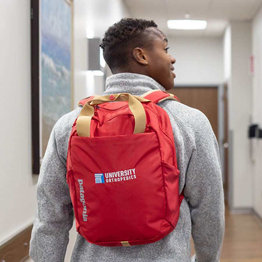 personalized patagonia backpacks, promotional items, healthcare merch, swag for medical professionals