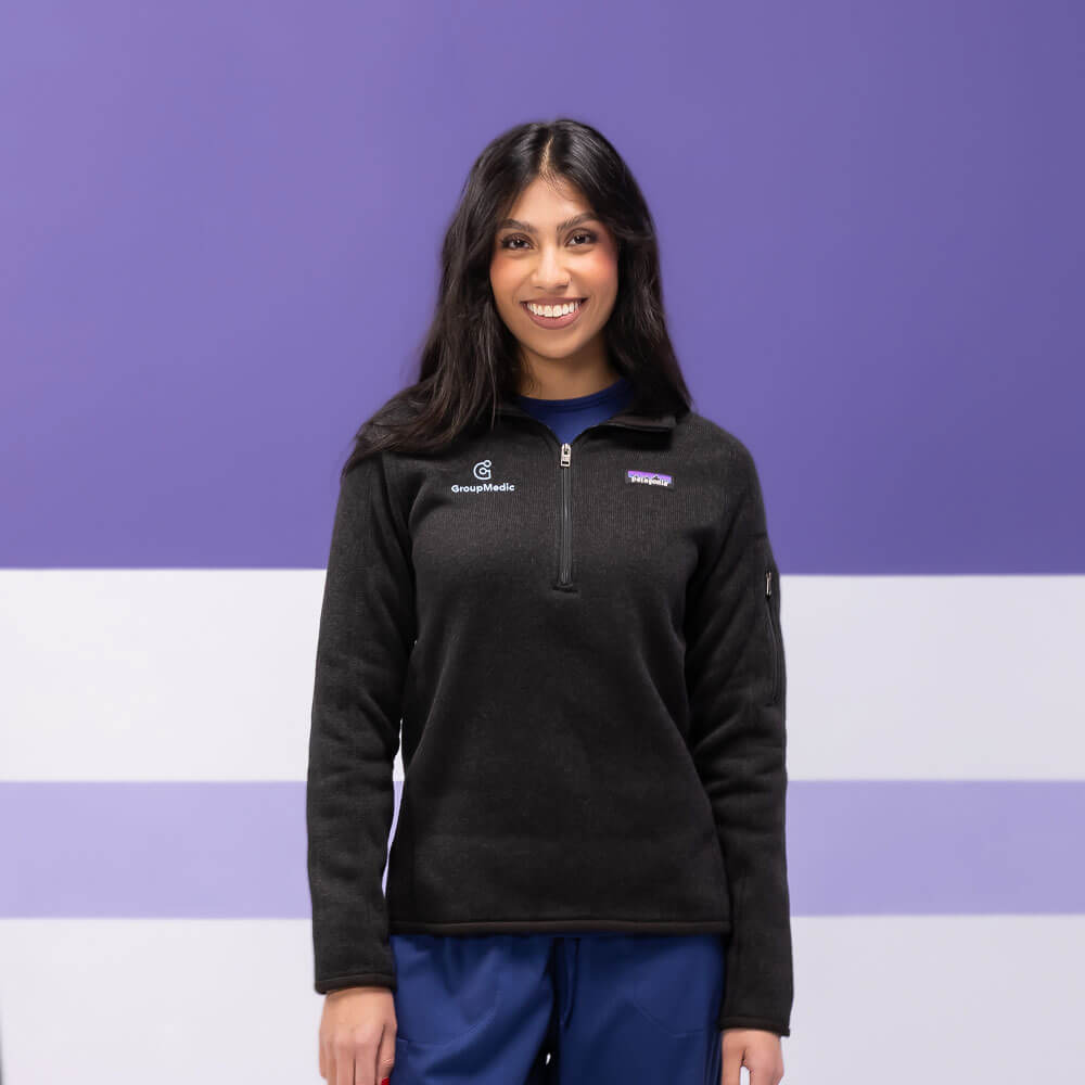 Look great in premium quality medical clothing. Custom Patagonia healthcare uniforms. 