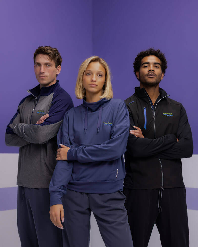 Find the best scrub jacket by Zero Restriction embroidered with your name and healthcare logo.